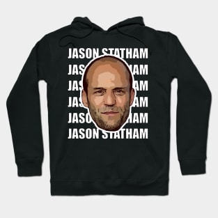 Jason Statham Vector Art 2 Hoodie